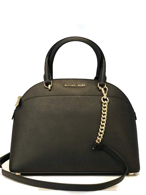 michael kors emmy lg dome satchel|Michael Kors Emmy saffiano.